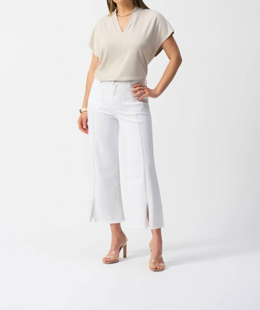 Joseph Ribkoff - V-neck Short Dolman Sleeve Top