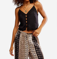 Free People Pieces Of You Camisole in black - women's shirt