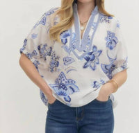 Entro - Fresh Picked Florals Top