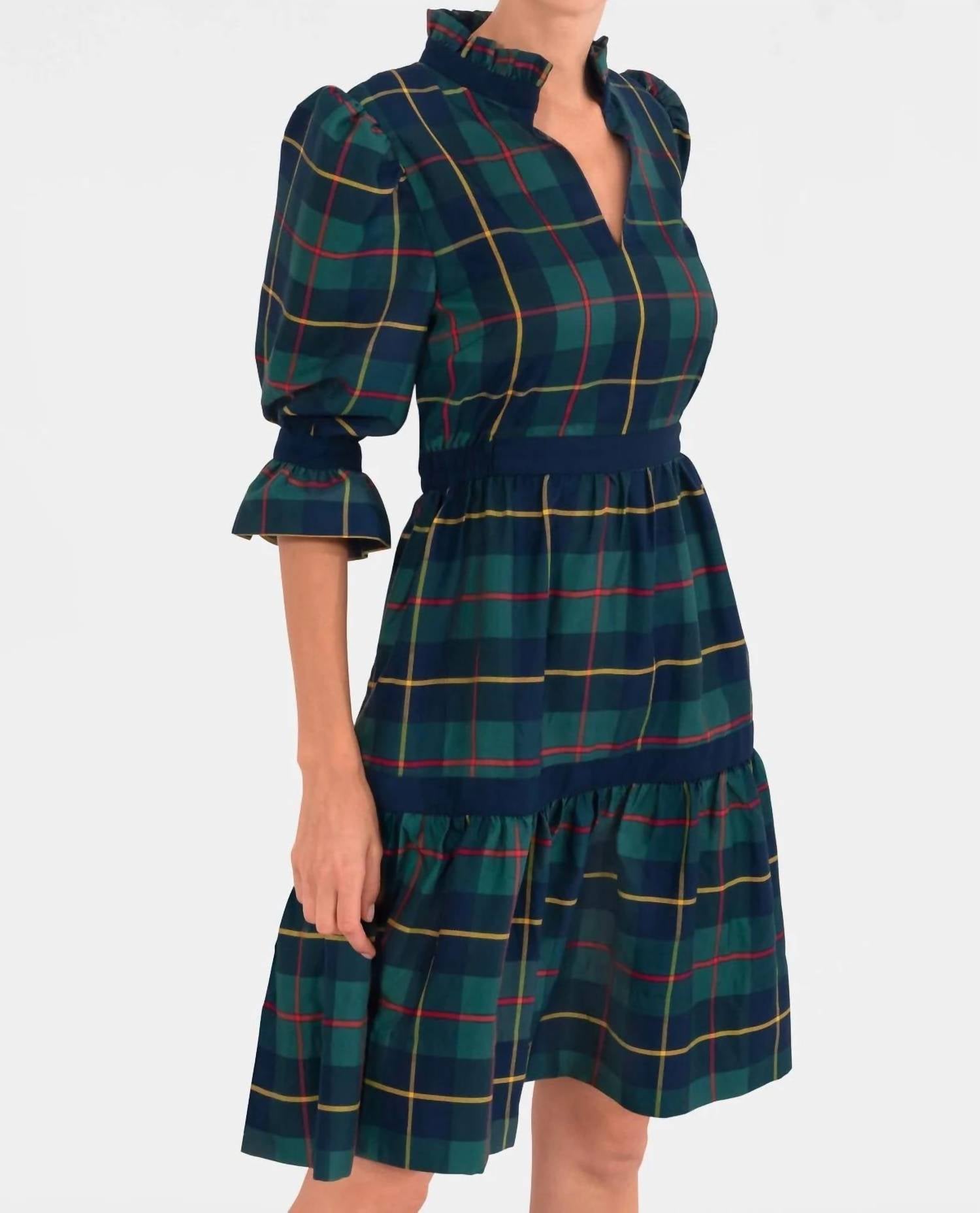 Gretchen Scott - Teardrop Plaid Dress