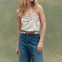 The Great. - Beaded Slim Tank