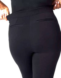 Spanx Perfect Ponte Pant in black - women's pants - detail view