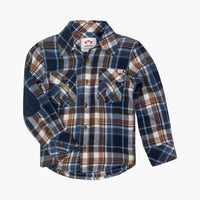 Appaman - Boys Plaid Flannel Button Down Shirt