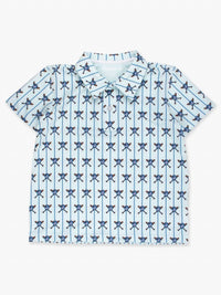 Rufflebutts - Batter Up Baseball Knit Short Sleeve Polo