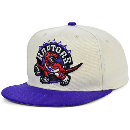 Mitchell & Ness - MEN'S NBA NATURAL XL RAPTORS SNAPBACK HAT