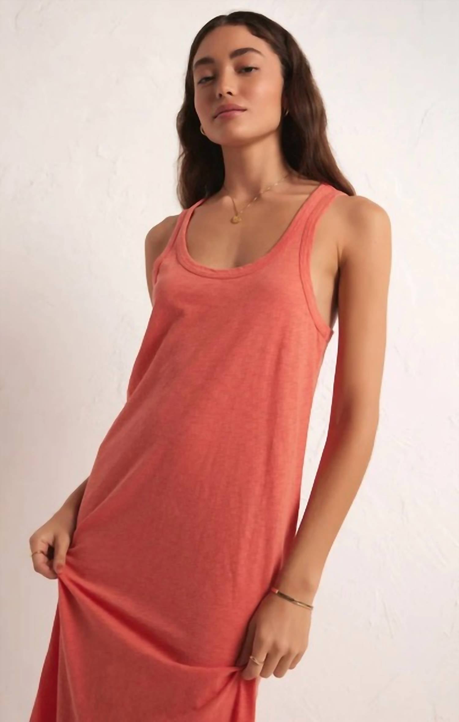 Z Supply - Easy Going Cotton Slub Midi Dress