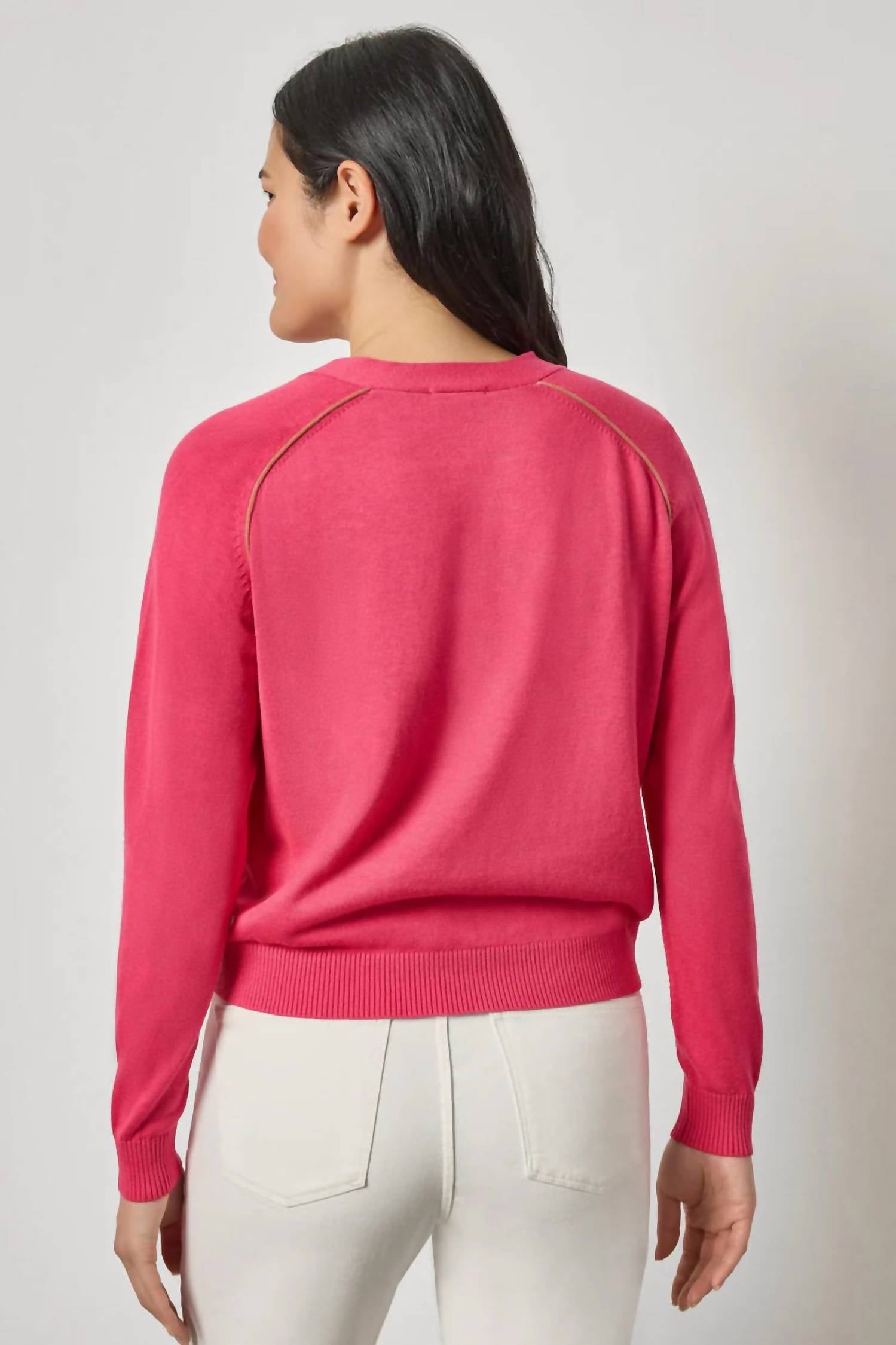 Lilla P - Saddle Sleeve Cardigan