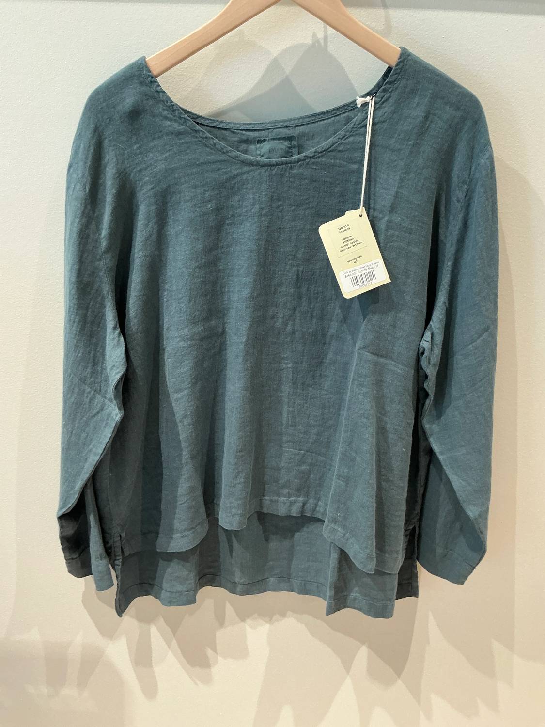 Own By Basics - Women's Linen Long Sleeve Blouse