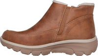 Skechers Women's Easy Going Boot in chestnut - women's shoe - detail view