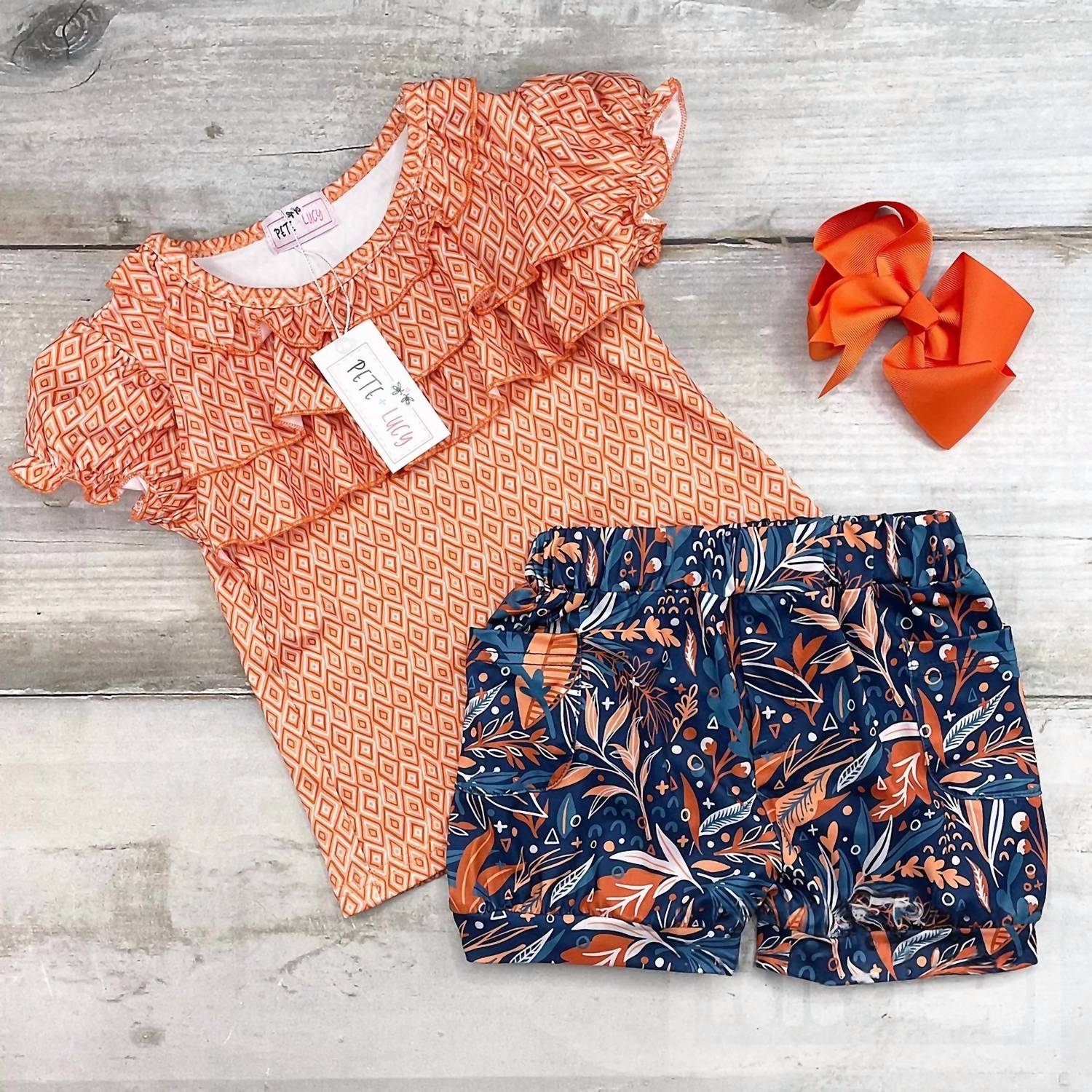 Pete + Lucy - Girls Kalista Short Set