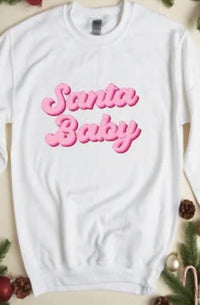 Miss Giselle Boutique - Women's Santa Baby Sweatshirt
