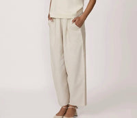 Laude The Label - Barrel Leg Corduroy Pants