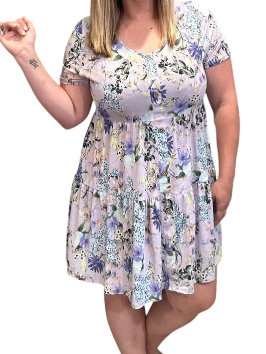 Sew In Love - Floral Tiered Dress