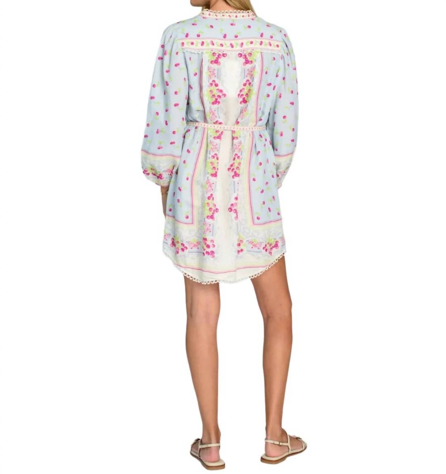 Elizabeth James The Label - Sadie Long Sleeve Button Down Dress