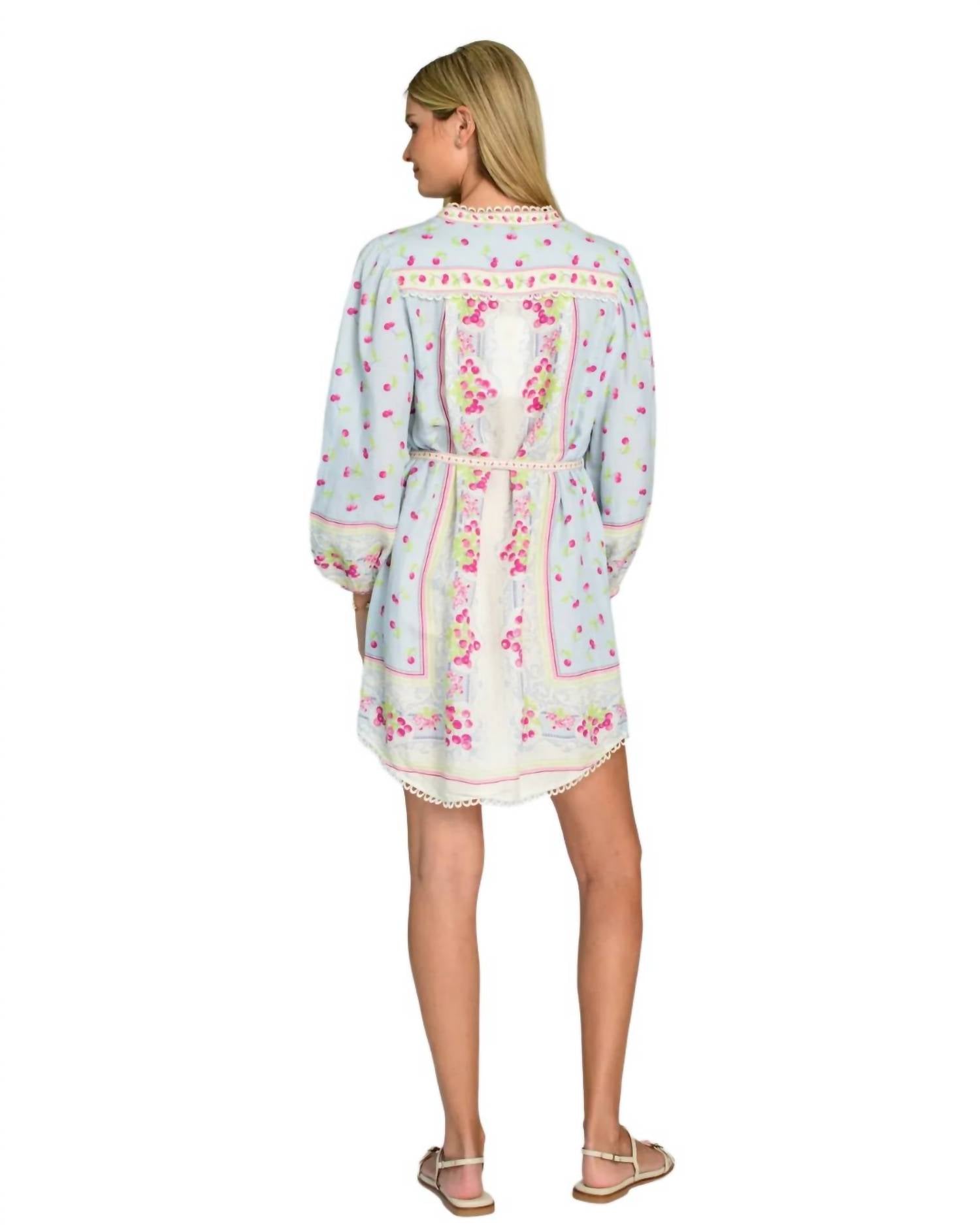 Elizabeth James The Label - Sadie Long Sleeve Button Down Dress
