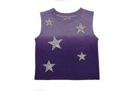 Mia - Girl's Sleeveless Star Sweatshirt
