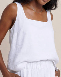 Southern Tide - Verity Linen Square Neck Tank