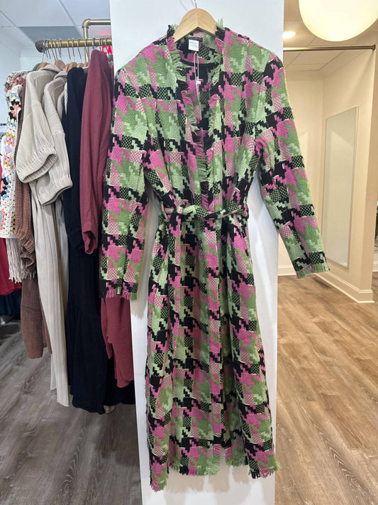 Alberto Makali - Tweed Trench Coat