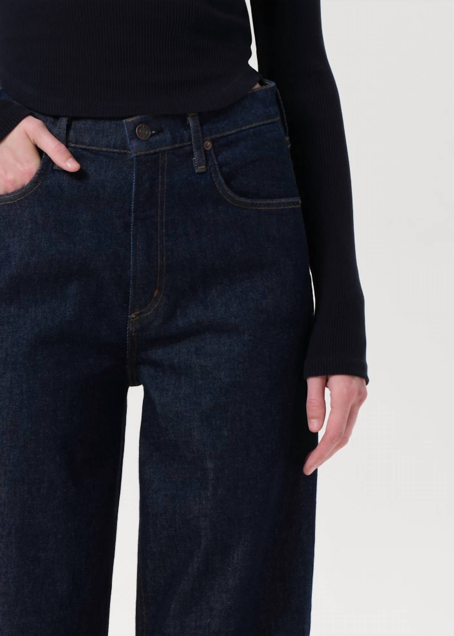 Agolde - Ren High Rise Wide Leg Jeans