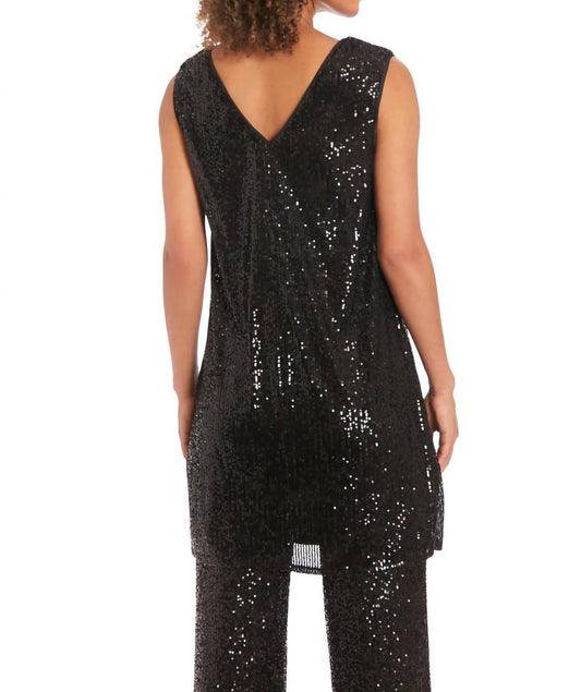 Maggy London - Tribeca Sequin Tunic Top