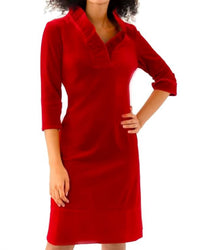 Gretchen Scott - Ruffle Neck Dress