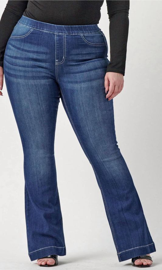 Cello - Mid Rise Flare Jeggings - Plus