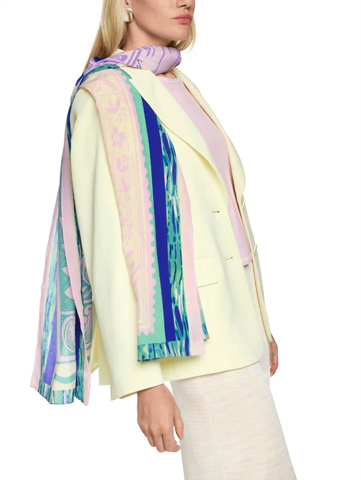 Marc Cain - Silk Printed Scarf
