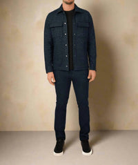 Stone Rose - Hunter Houndstooth Jacquard Jacket