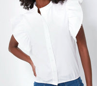 The Shirt - Spring Flutter Sleeve Shirt