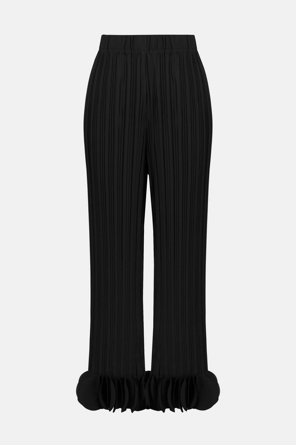 Joseph Ribkoff - Pleated Georgette Wide Leg Pants