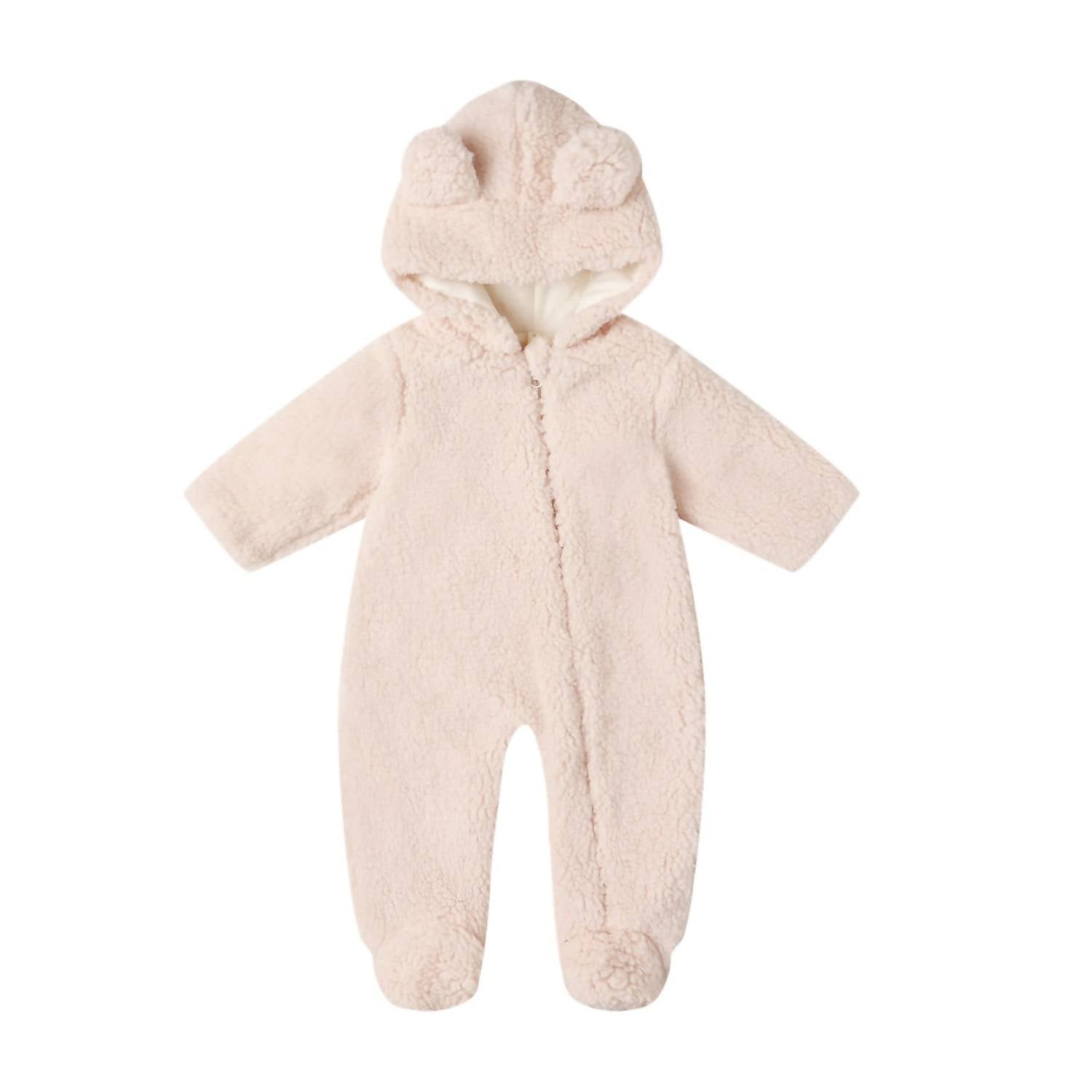 Quincy Mae - Baby's Bear Jumpsuit
