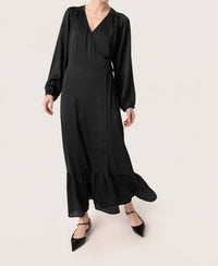 Soaked In Luxury - Ioana V-neck Wrap Midi Dress