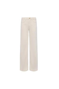 L'Agence Alicent High Rise Sneaker Flare Jeans in macadamia - women's jeans - view 5