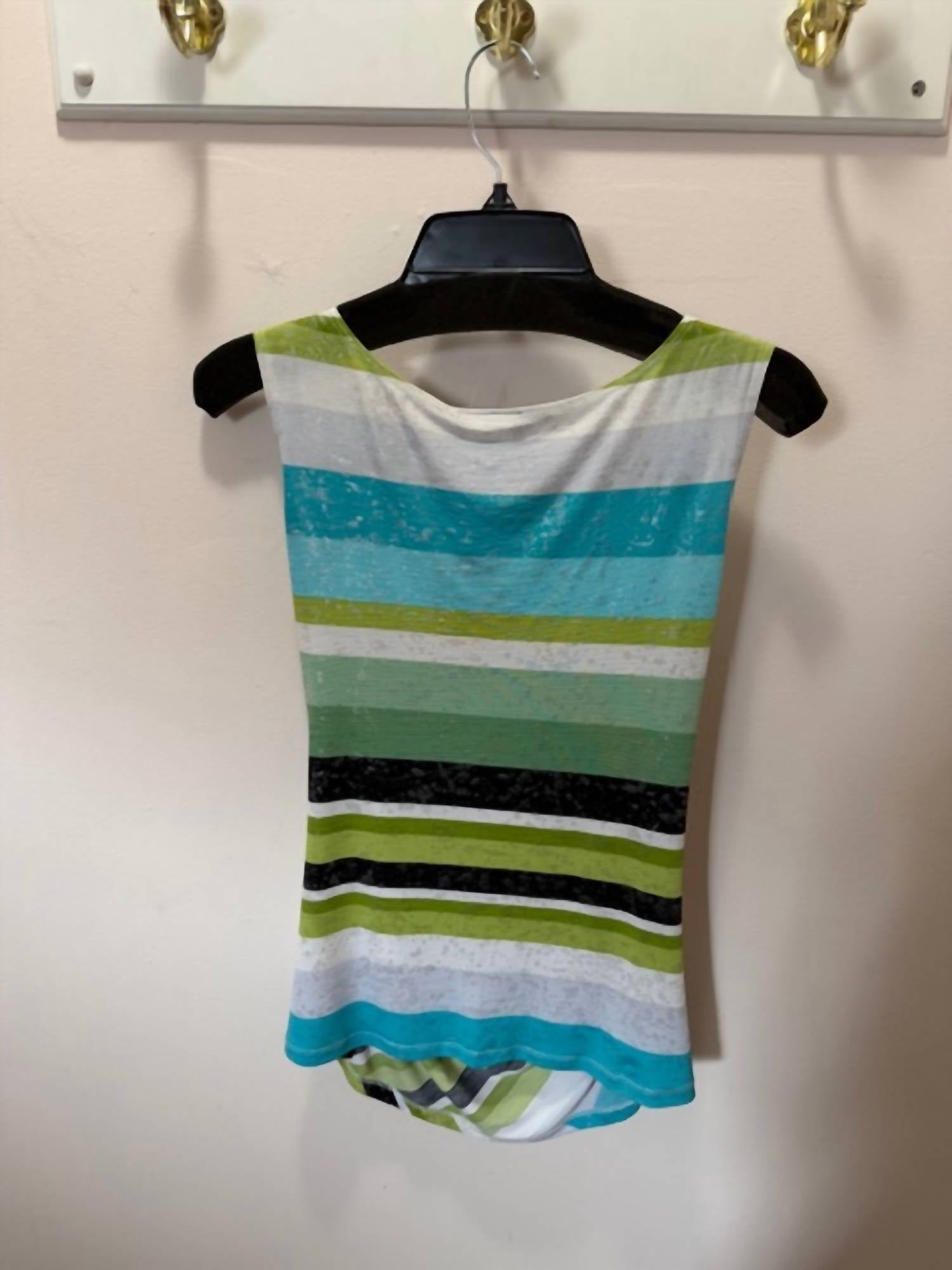 Libra - Women's Diagonal Stripe Layered Tank