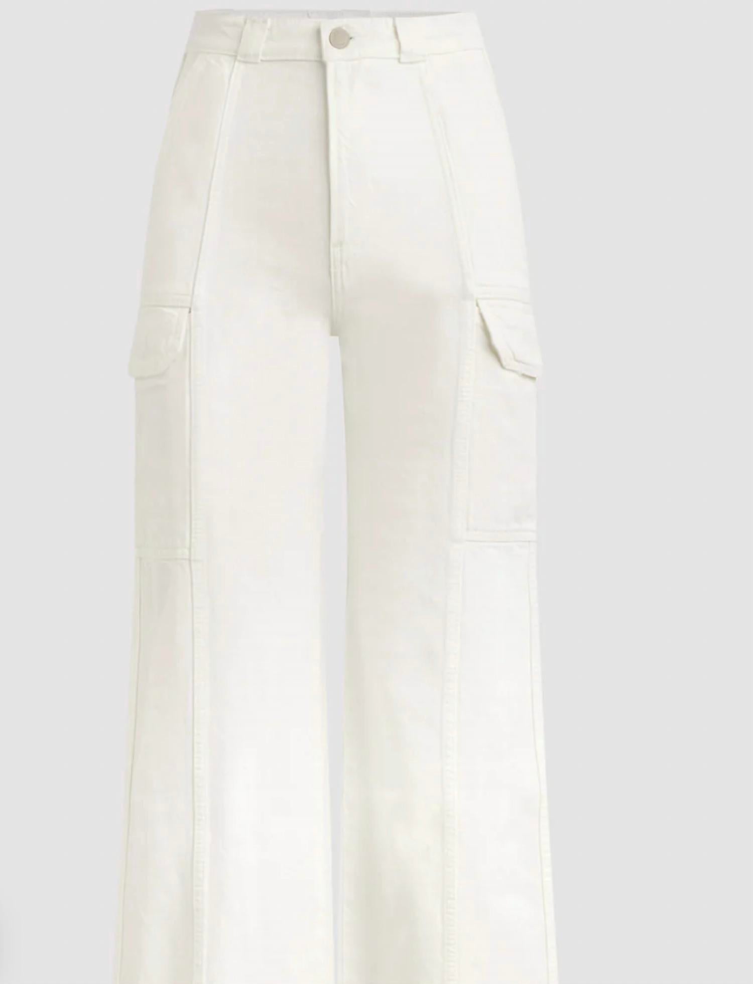 High Rise wide leg cargo