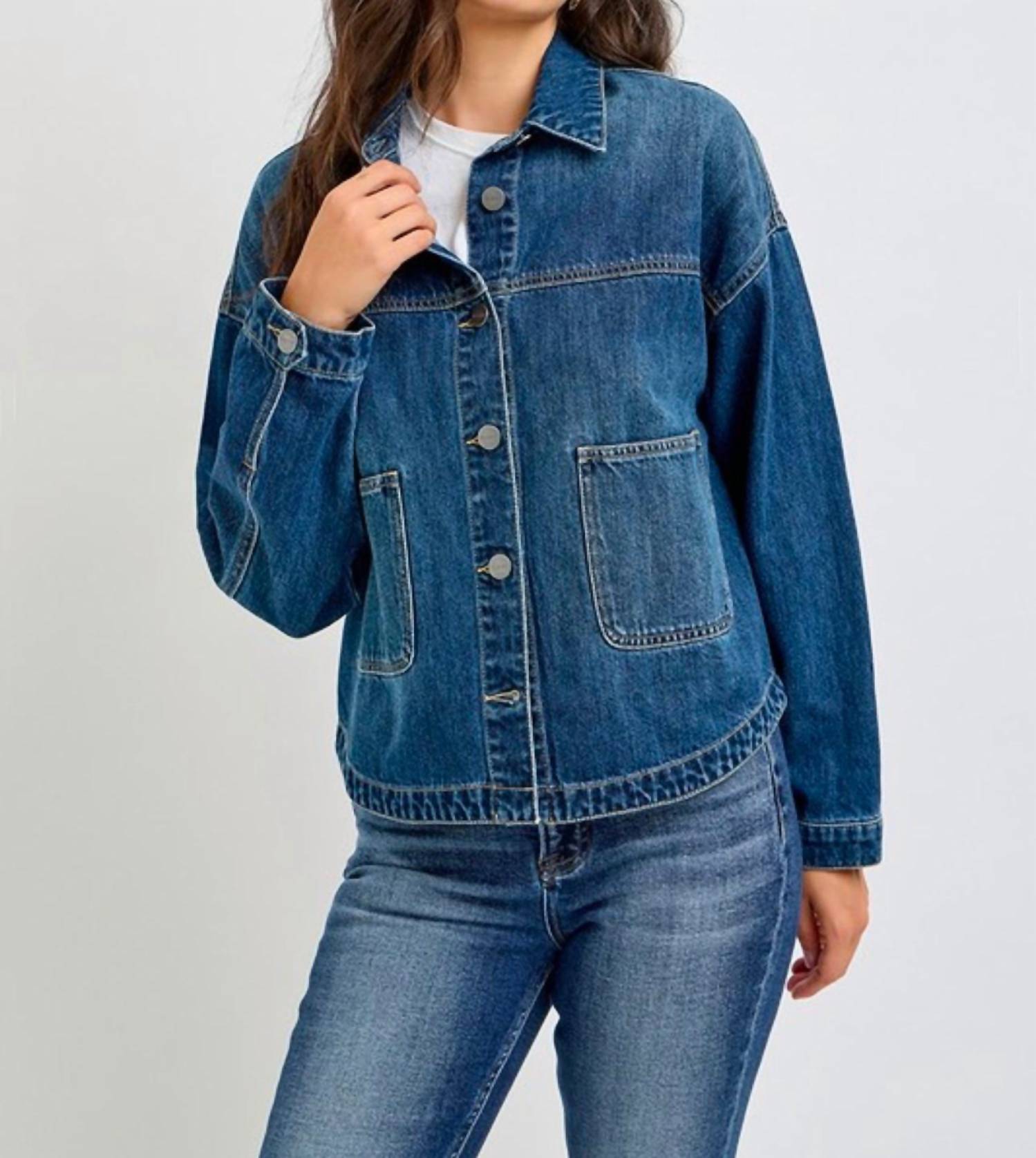 Risen - Relaxed Fit Denim Jacket