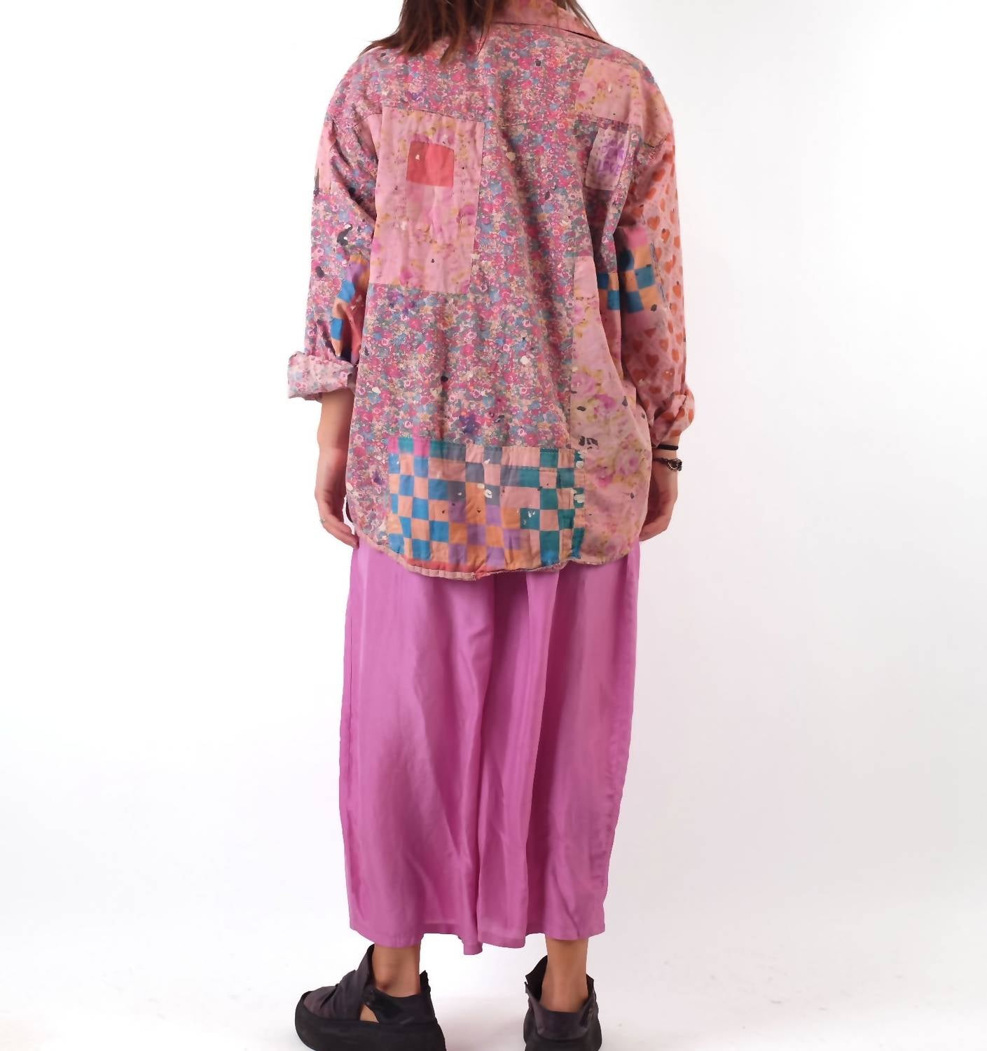 Grizas - Silk Wide Leg Pants