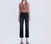 Flying Monkey - Brooke Mid Rise Straight Denim Jeans