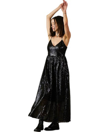 Ali Golden - Tie Back Maxi Dress