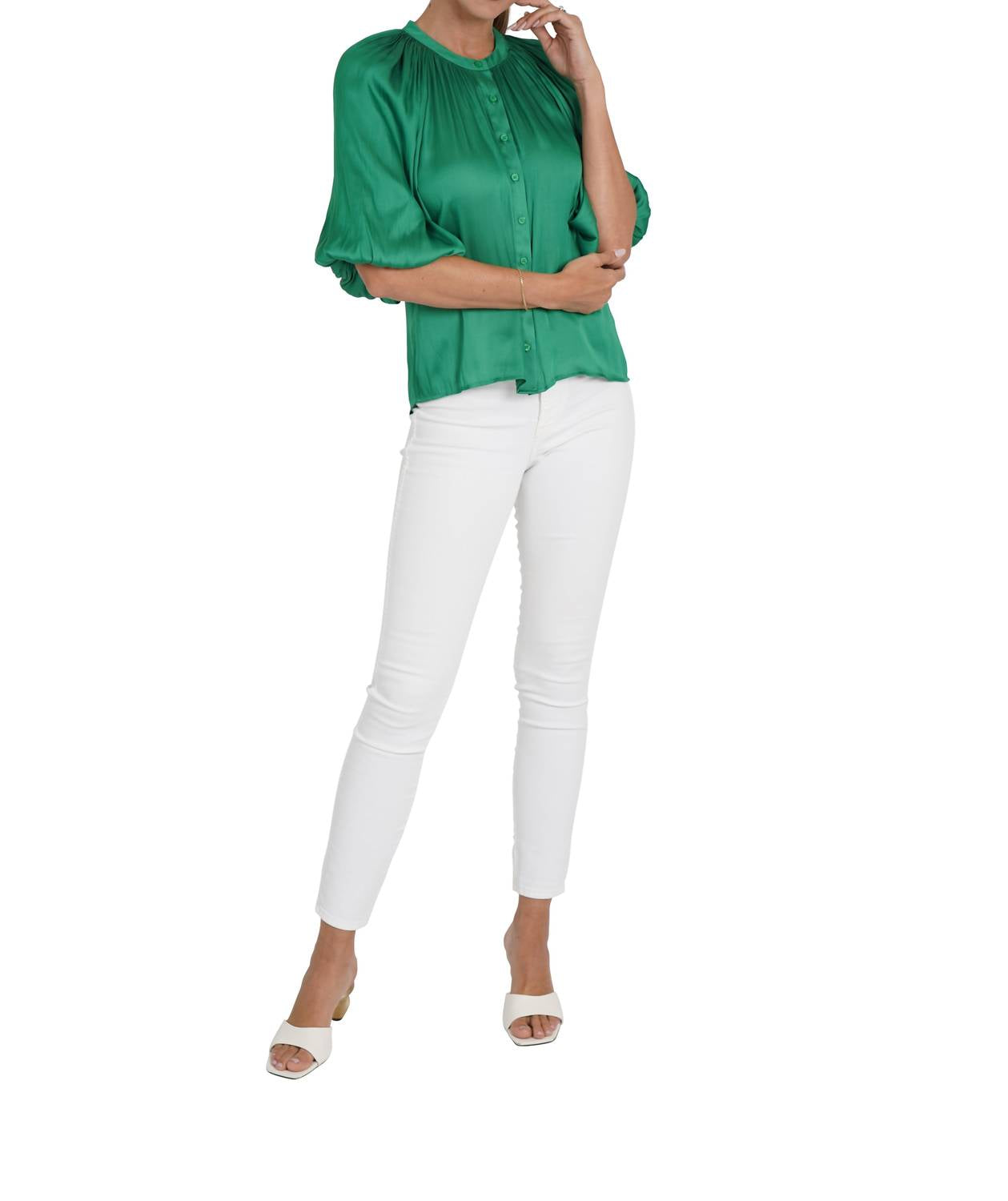 Love Token - Odette Puff Sleeve Blouse