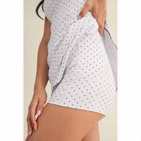 Kimberly C - Paloma Activewear Polka Dot Romper Dress