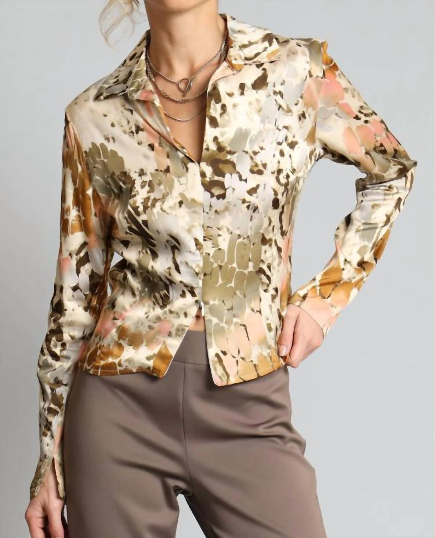 Lola & Sophie - Safari Print Top