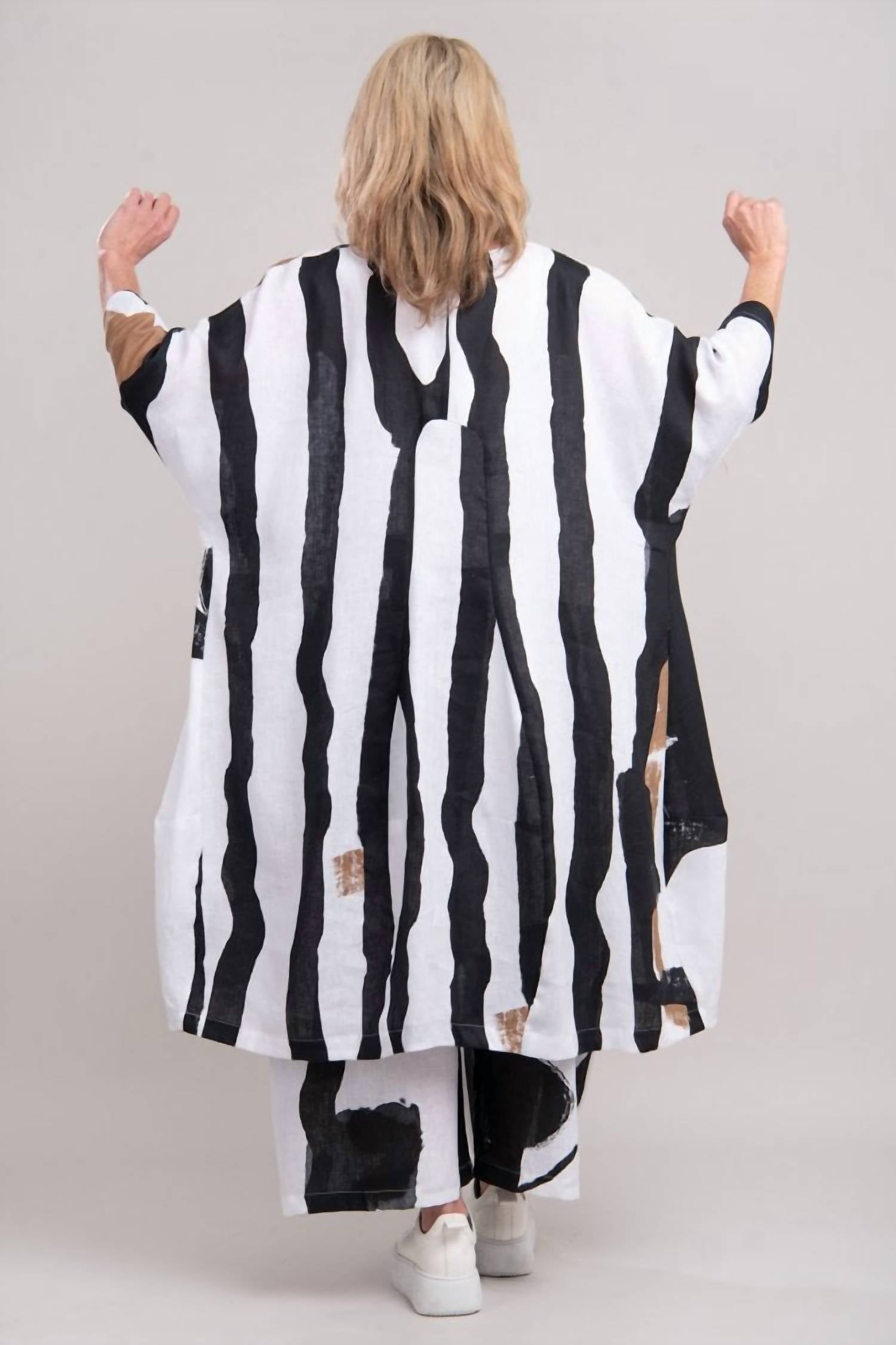 Alembika - Urban Abstract Linen Dress