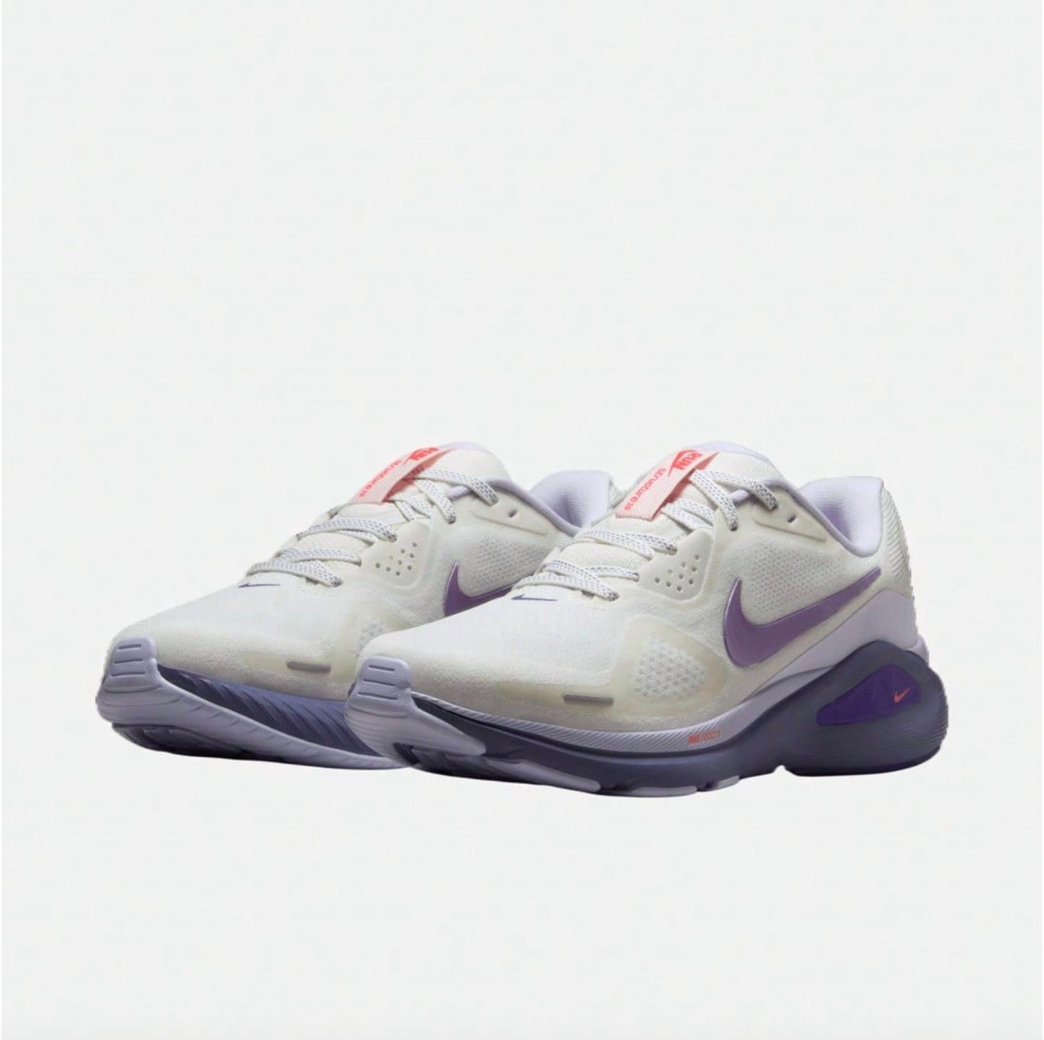 NIKE Women's Structure 26 Road Running Shoes in white grape - women's shoe