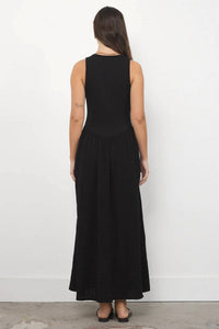 LAmade Olivia Scoop Neck Dress in black - women's dress - detail view