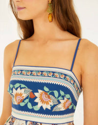 Farm Rio - Floral Delhi Tapestry Midi Dress