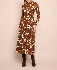Cara Cara - Women's Mystic Flora Olive Hera Dress