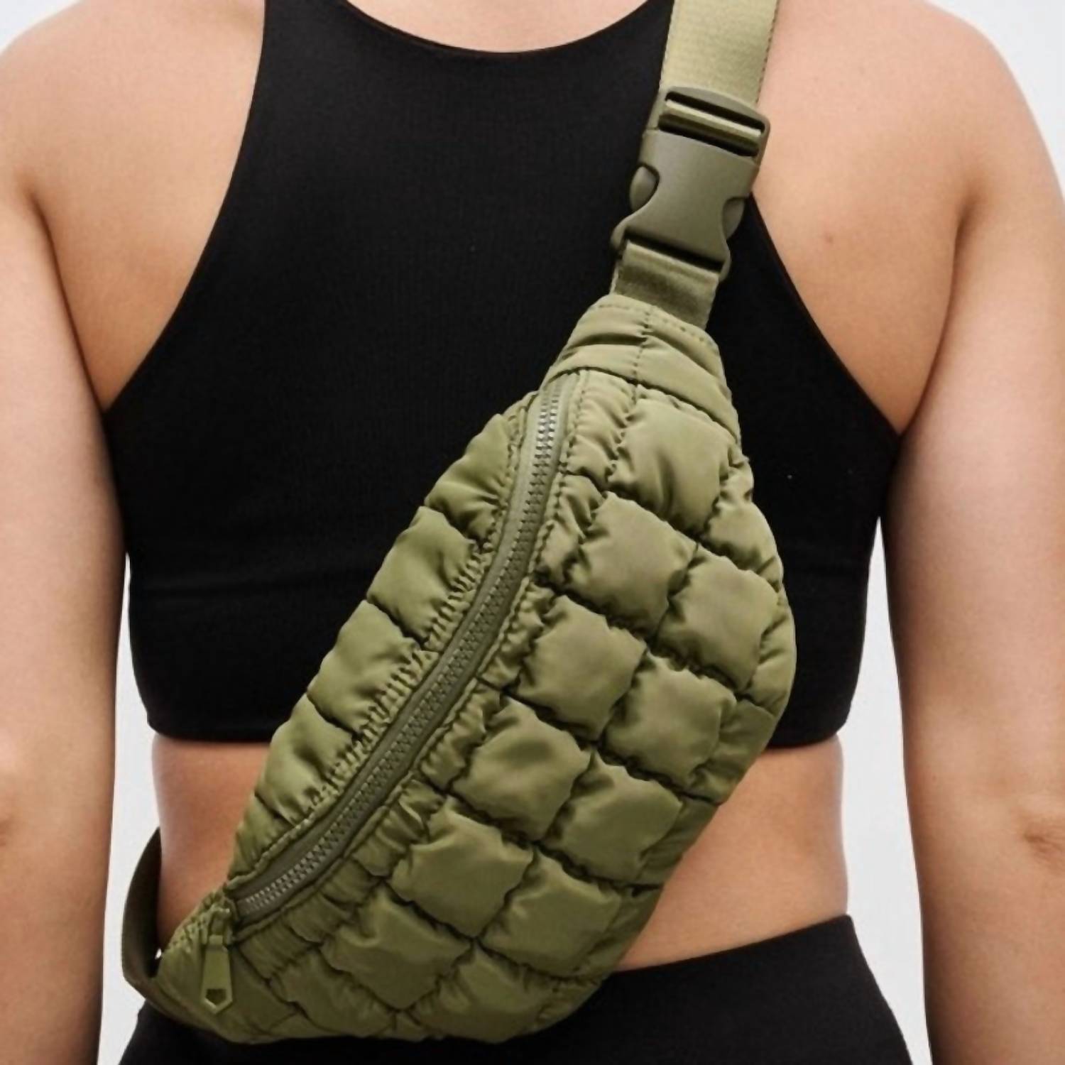 Sol And Selene - Women's Resurgence Quilted Puffer Crossbody Bag