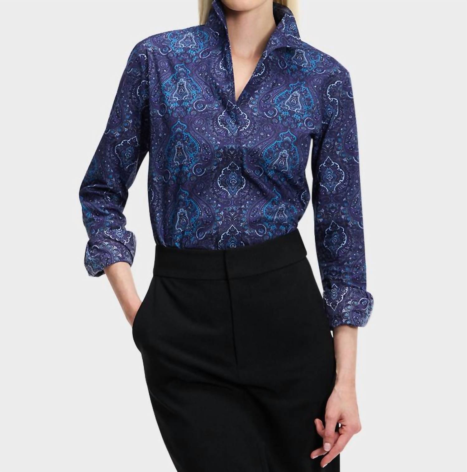 Sarah Alexandra - Indigo Girl Print Blouse
