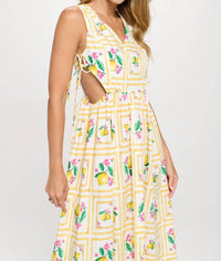 Meet Me In Santorini - Citrus Maxi Dress